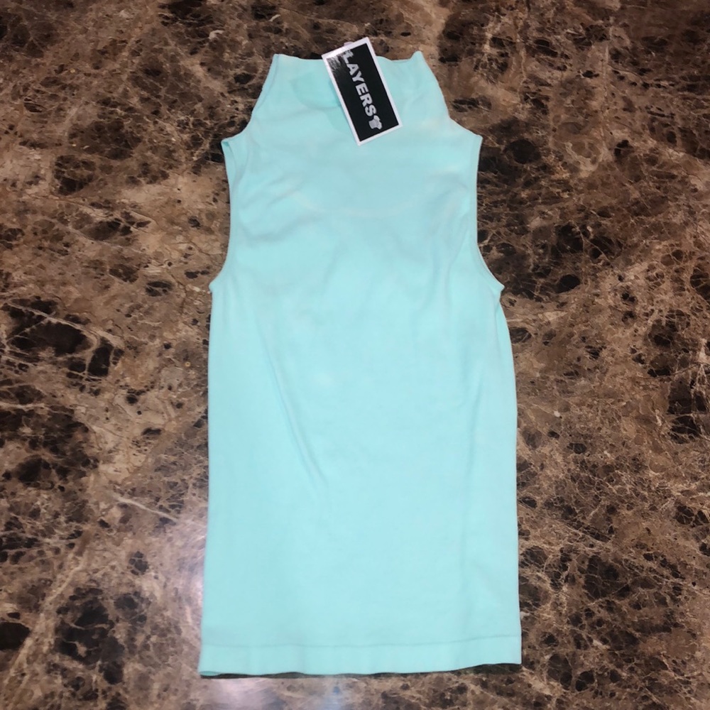 Mint green tank